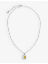 selfridges CARAT London Eton Sterling Silver and 1.5ct Cubic Zirconia Necklace 40.5cm - 45.5cm- Buy online at McGrocer