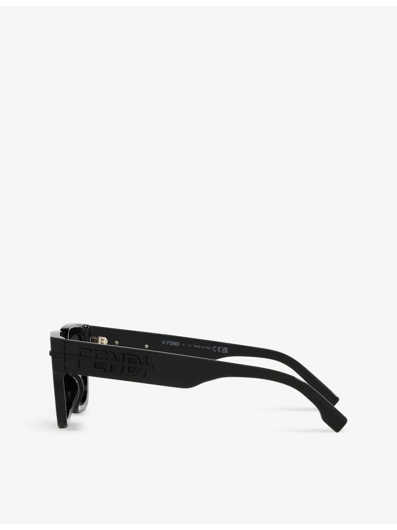 Fendi FE40078I irregular-frame acetate sunglasses, imported from the UK