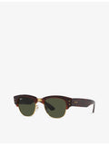 Ray-Ban Mega Clubmaster square acetate sunglasses, UK version