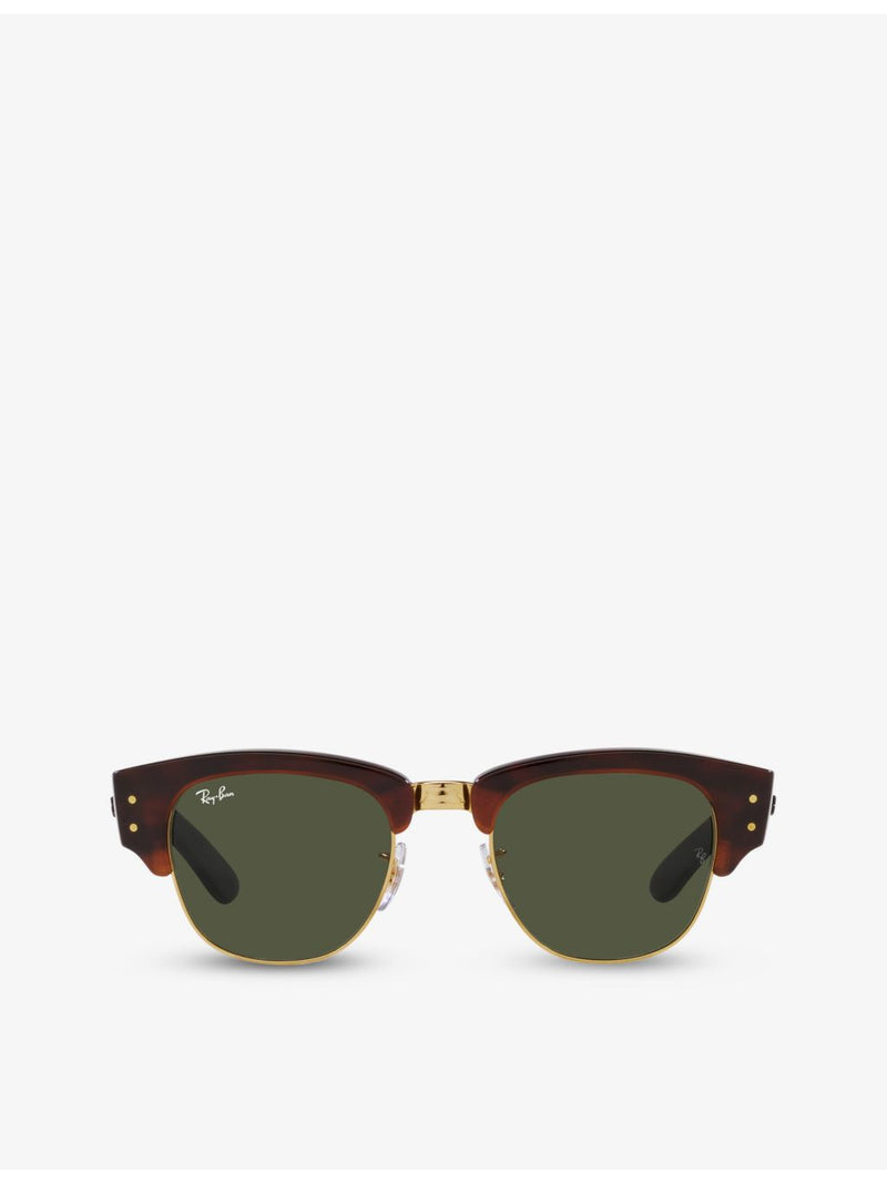 Ray-Ban Mega Clubmaster square acetate sunglasses, UK version