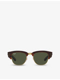 Ray-Ban Mega Clubmaster square acetate sunglasses, UK version