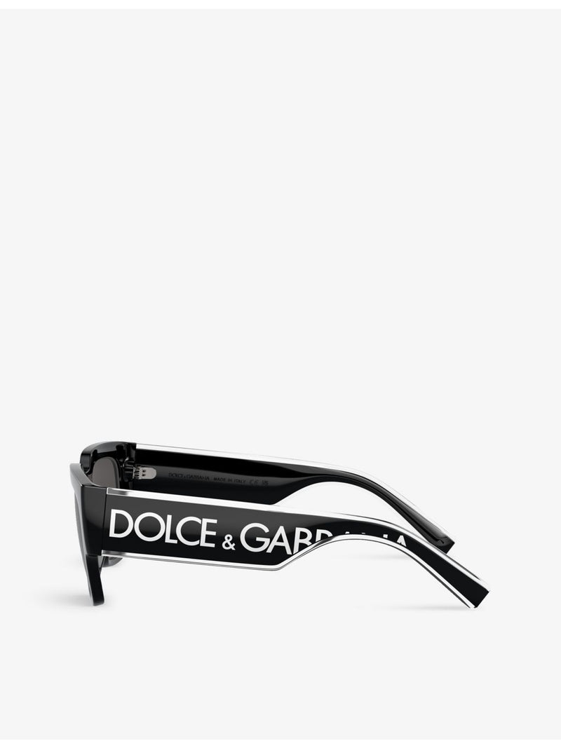 Dolce Gabbana DG6184 square-frame sunglasses, UK version