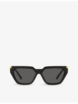 selfridges Tiffany & Co TF4205U Branded-Arm Irregular-Frame Acetate Sunglasses- Buy online at McGrocer