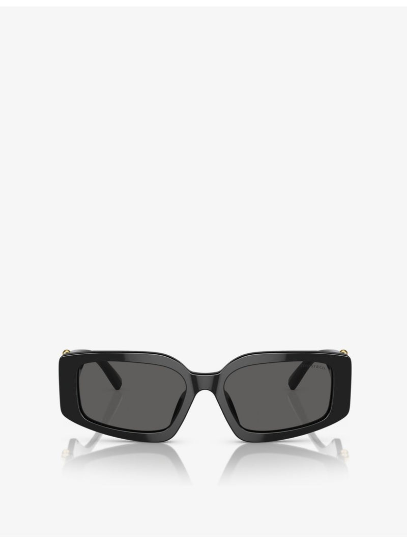 Tiffany & Co. TF4208U rectangle-frame acetate sunglasses, UK version
