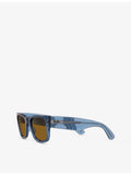 Ray-Ban Mega Wayfarer square-frame acetate sunglasses - British product