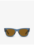 Ray-Ban Mega Wayfarer square-frame acetate sunglasses - British product
