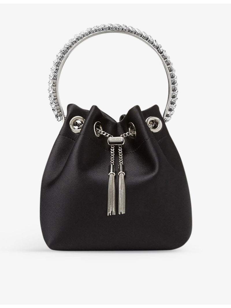Jimmy Choo Bon Bon satin cross-body bag (British brand)
