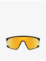 selfridges Oakley Rectangle-Frame Branded-Lens Metal Sunglasses- Buy online at McGrocer