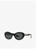 Oliver Peoples round-frame acetate sunglasses OV5513SU, imported from the UK