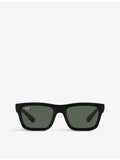 Ray-Ban Warren acetate sunglasses with rectangle frame (British brand)