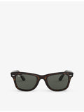 Ray-Ban Wayfarer RB2140 tortoiseshell acetate sunglasses (British brand)