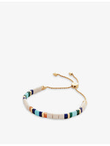 selfridges Monica Vinader Delphi 18ct Yellow Gold-Plated Vermeil Sterling Silver Jasper Stone Bracelet- Buy online at McGrocer