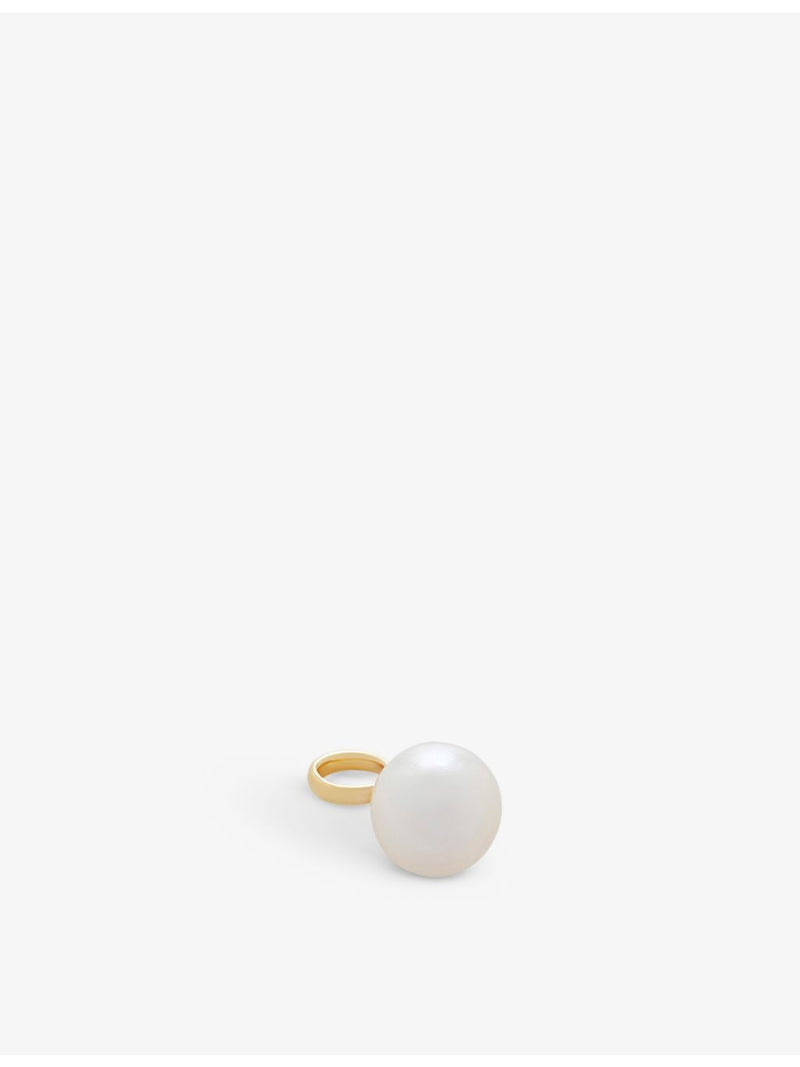 Monica Vinader Nura pearl pendant in 18ct gold vermeil - British product