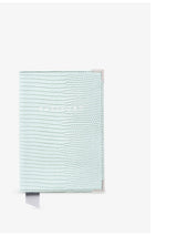 selfridges Aspinal of London Logo-Print Croc-Embossed Leather Passport Cover- Buy online at McGrocer