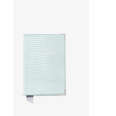 selfridges Aspinal of London Logo-Print Croc-Embossed Leather Passport Cover- Buy online at McGrocer
