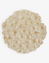 selfridges Chilewich Daisy Design Pressed Vinyl Round Placemat 39cm- Buy online at McGrocer