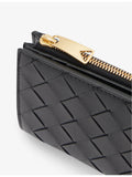 Bottega Veneta Intrecciato zipped leather bifold wallet, UK version