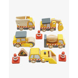 selfridges Le Toy Van Construction Wood Toy Set- Buy online at McGrocer