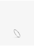 Monica Vinader Siren hammered sterling silver ring, UK version