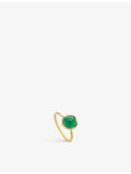 Monica Vinader MV Siren ring with onyx gemstone, imported from the UK