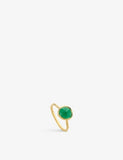 Monica Vinader Siren Gemstone 18ct Yellow Gold Vermeil Ring