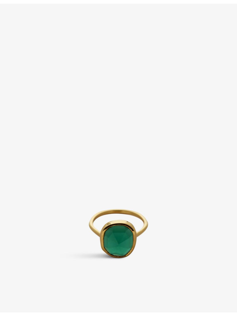 Monica Vinader Siren moonstone ring medium, imported from the UK