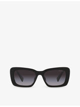 selfridges Miu Miu PS 54YS Rectangle-Frame Acetate Sunglasses- Buy online at McGrocer