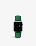 MINTAPPLE grained leather watch strap 44mm - British product