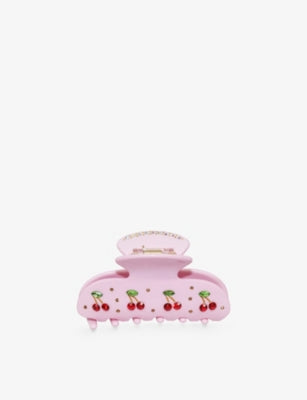 Emi Jay Sweetheart Crystal-Embellished Cellulose-Acetate Hair Clip