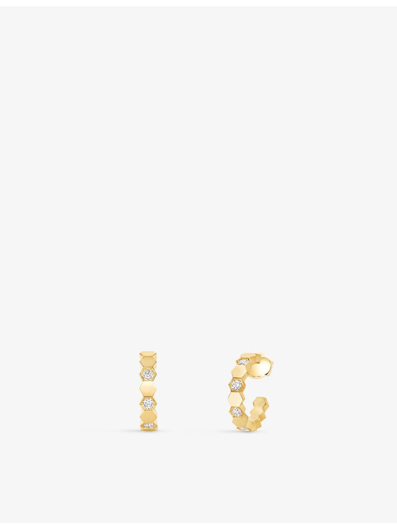 Chaumet Bee de Chaumet diamond hoop earrings 0.41ct, imported from the UK