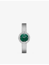 selfridges Chaumet Hortensia Eden Stainless Steel 1.05ct Diamond Quartz Watch, 28mm- Buy online at McGrocer