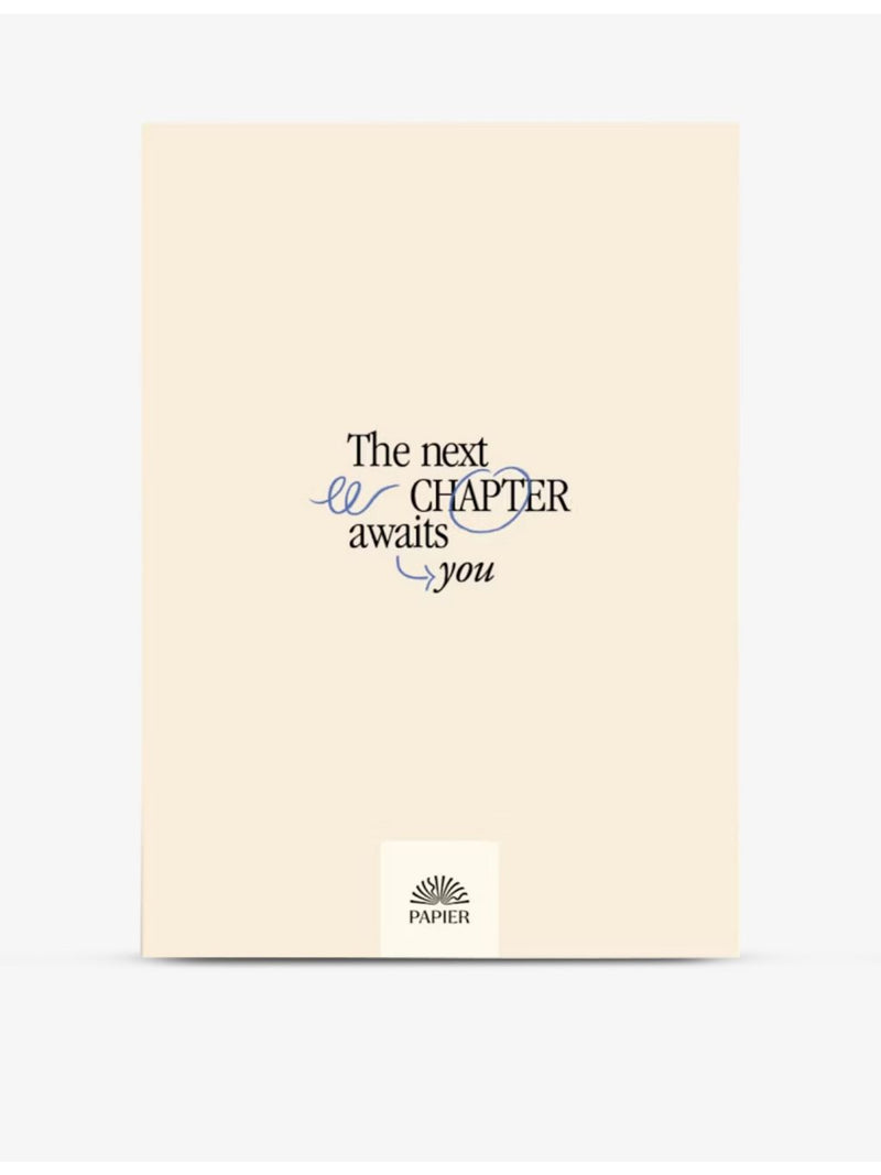 Papier reading journal 21.5cm x 15cm, imported from the UK
