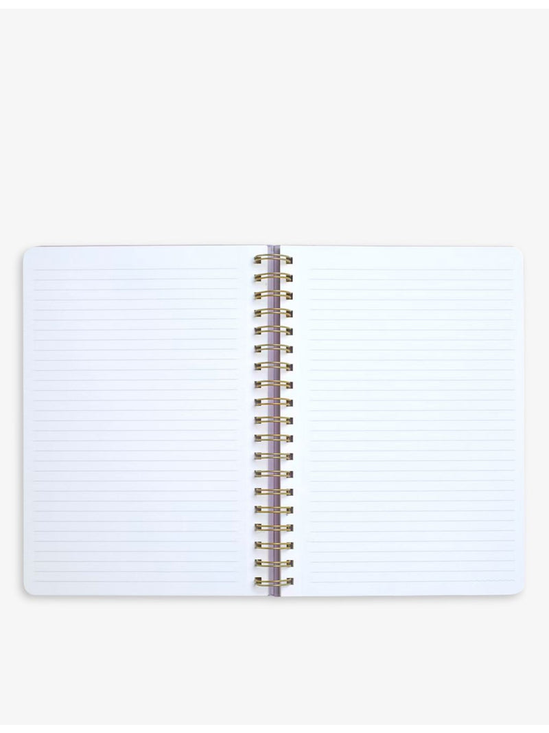 Papier Flora spiral notebook 17.6cm x 25cm - British product
