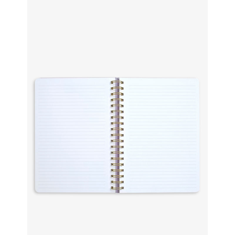 Papier Flora spiral notebook 17.6cm x 25cm - British product