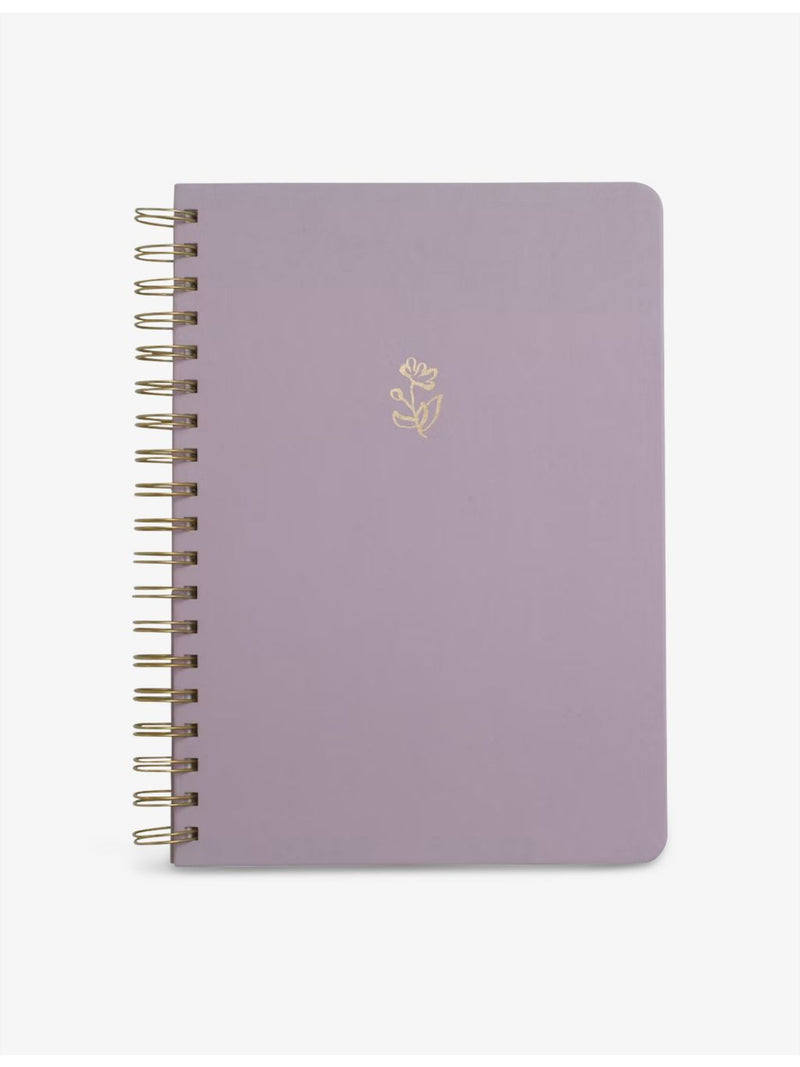 Papier Flora spiral notebook 17.6cm x 25cm - British product