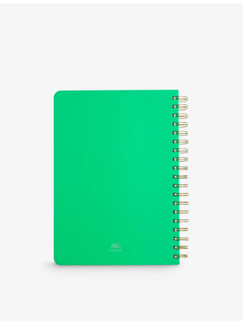 Papier lined spiral notebook 25cm x 17.6cm, UK version