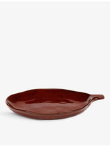 selfridges Serax La Mère Irregular Side-Handle Stoneware Plate 17cm- Buy online at McGrocer