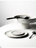 Serax asymmetric stoneware coffee cup saucer 14.5cm (British brand)