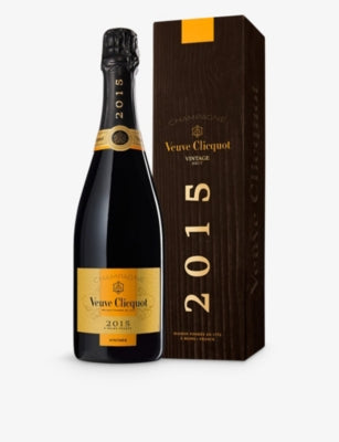 Veuve Clicquot Vintage 2015 brut champagne 750ml, imported from the UK