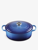 selfridges Le Creuset Signature Oval Cast-Iron Casserole Dish 4.1L- Buy online at McGrocer