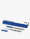 Montblanc ballpoint pen refills royal blue fine set of two - British product