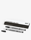 Montblanc LeGrand rollerball pen refills fine black ink set of two (British brand)