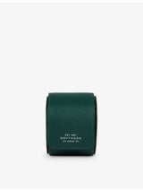 selfridges Smythson Panama Logo-Embossed Single Leather Watch Roll 8cm- Buy online at McGrocer