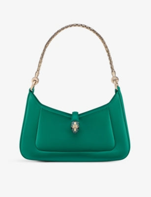 Bvlgari Serpenti Baia Small Leather Shoulder Bag
