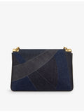 Bvlgari Serpenti Forever large denim shoulder bag (British brand)
