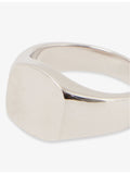 Serge DeNimes polished 925 sterling silver signet ring, imported from the UK