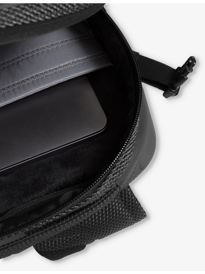 Eastpak large Tecum CNNCT woven backpack, imported from the UK