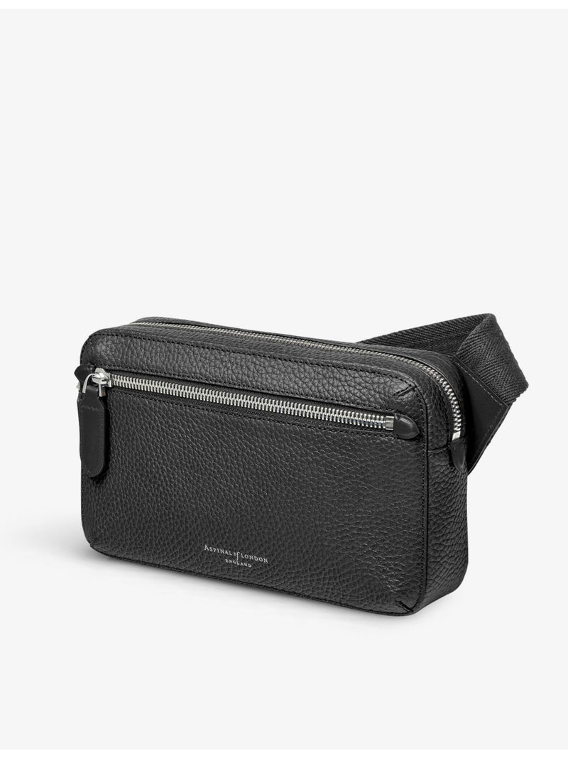 Aspinal of London Reporter grained-leather messenger bag (British brand)