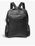 Aspinal of London Reporter pebbled leather backpack, imported from the UK