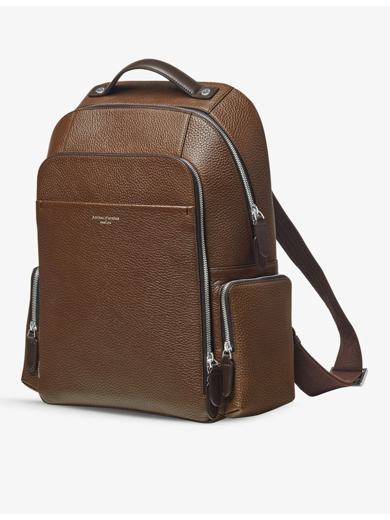 Aspinal of London Reporter grained leather backpack, UK version